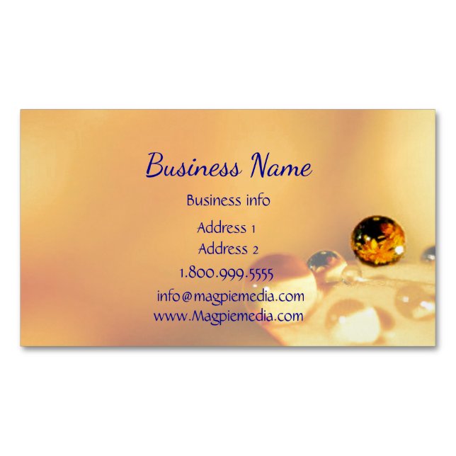 Essential Oil Products Custom Business Card (Front)