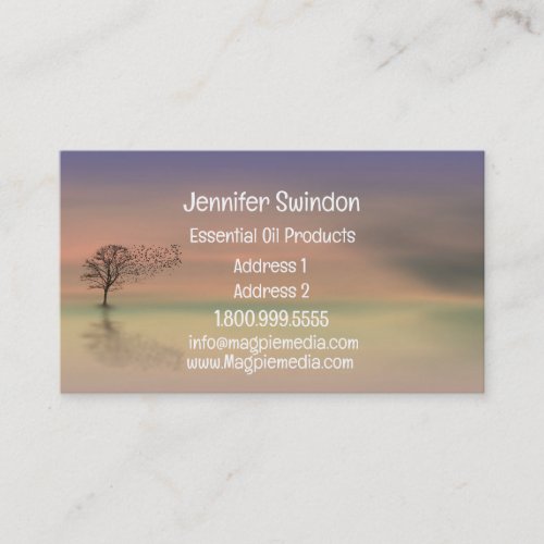 Essential Oil Products Custom Business Card