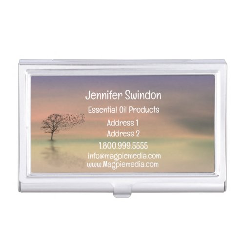 Essential Oil Products Custom  Business Card Case