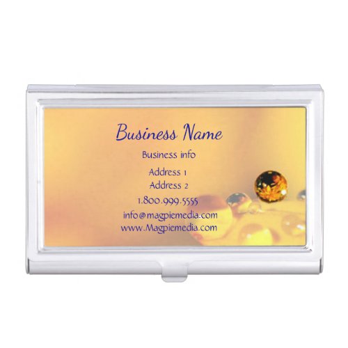 Essential Oil Products Custom  Business Card Case