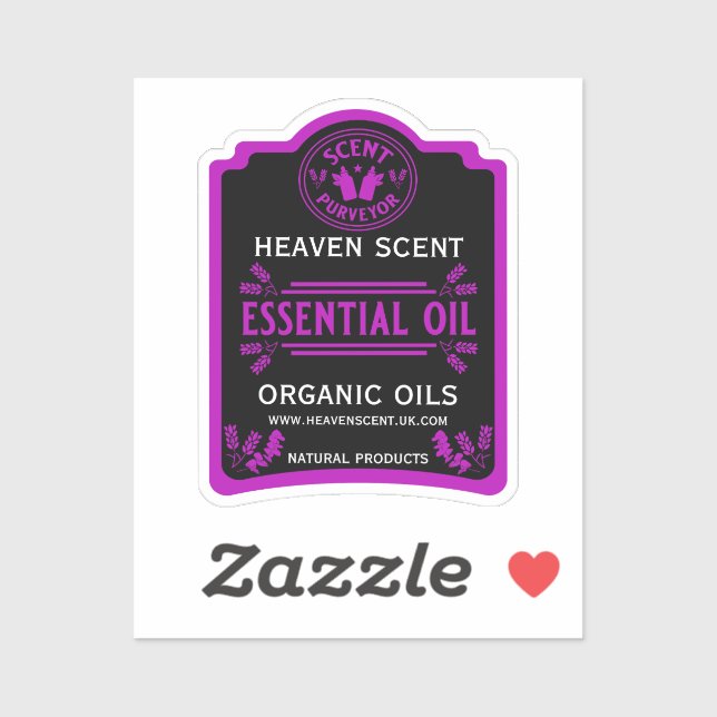 Essential Oil Scents Sticker (Sheet)