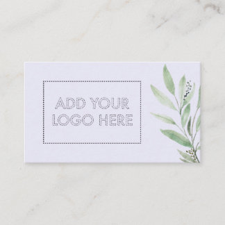 Essential Oils add custom logo lilac flower beauty Business Card
