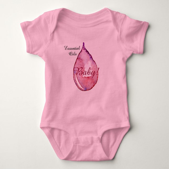 Essential Oils baby! Baby Bodysuit (Front)