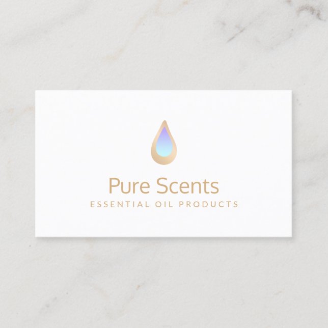 Essential Oils Fragrance Aromatherapy Business Card (Front)