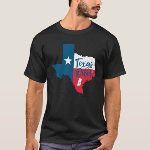 Essential Oils Texas Flag Oiler Quote Saying T_Shirt
