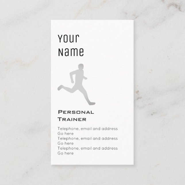 "Essential" Personal Trainer Price Cards (Front)