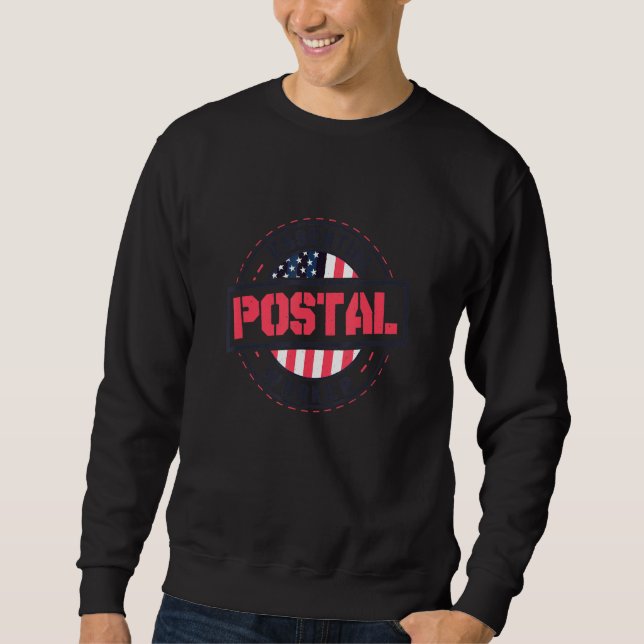 Essential Postal Worker, Letter And Mail Carrier Sweatshirt (Front)