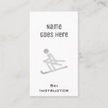 &quot;essential&quot; Ski Instructor Business Cards at Zazzle