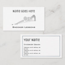 "Essential" Snooker Business Cards