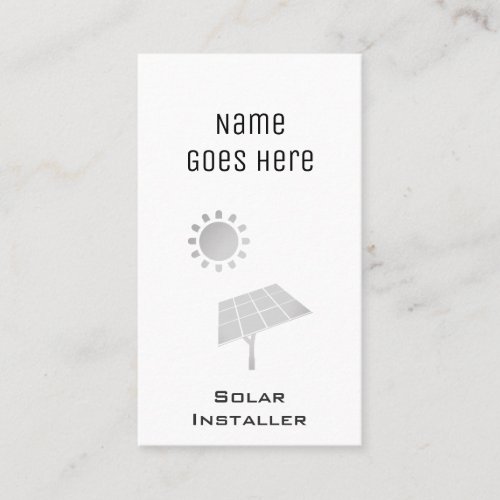 Essential Solar Business Cards