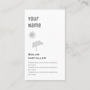 "Essential" Solar Price Cards