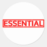 Essential Stamp Classic Round Sticker