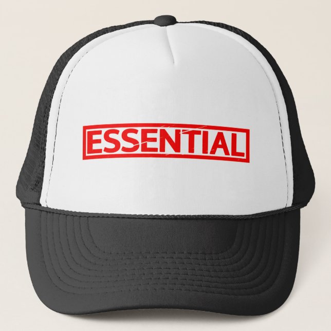 Essential Stamp Trucker Hat (Front)