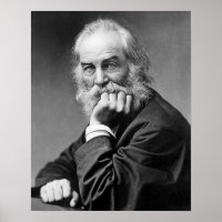 Essential Walt Whitman Portrait, Age 50 Poster