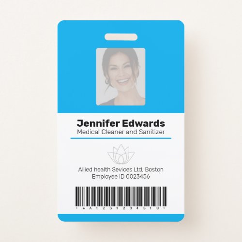 Essential workers identification ID barcode entry Badge