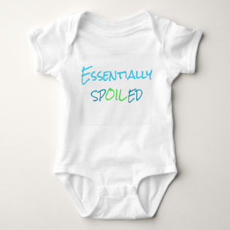 Essentially Spoiled Infant Outfit Blue Baby Bodysuit