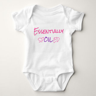 Essentially Spoiled Infant Outfit Pink/Purple Baby Bodysuit