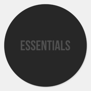 Essentials Classic Round Sticker