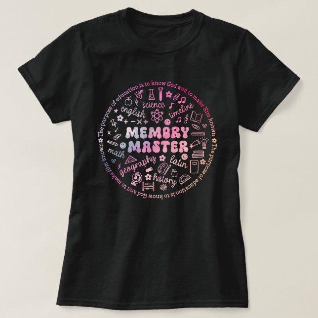 Essentials Memory Master Classical Conversation T-Shirt (Design Front)