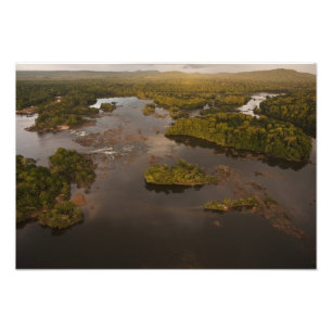 Essequibo River, longest river in Guyana, and 3 Photo Print