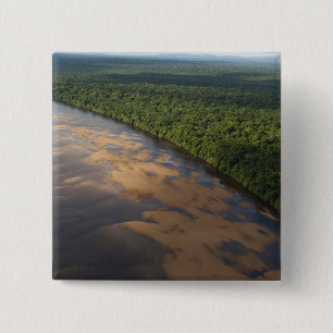 Essequibo River, longest river in Guyana, and 3 Pinback Button