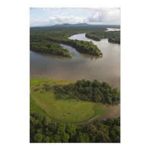 Essequibo River, longest river in Guyana, and Photo Print