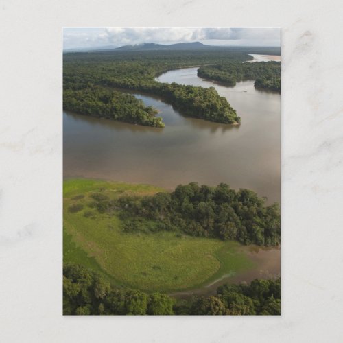 Essequibo River longest river in Guyana and Postcard