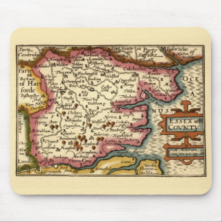 Essex County England Old Antiquarian Atlas Map Mouse Pad