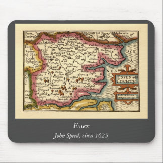Essex County England Old Antiquarian Atlas Map Mouse Pad