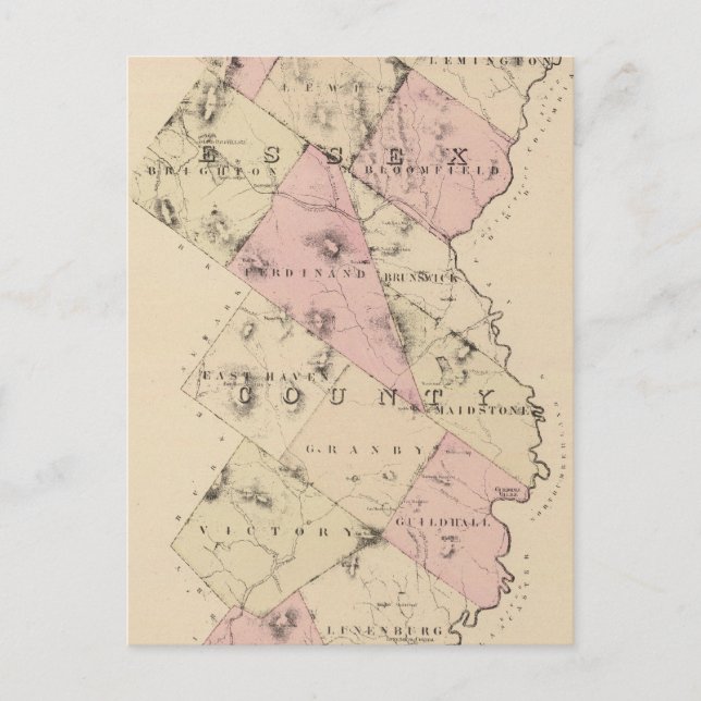 Essex County in Vermont Postcard (Front)