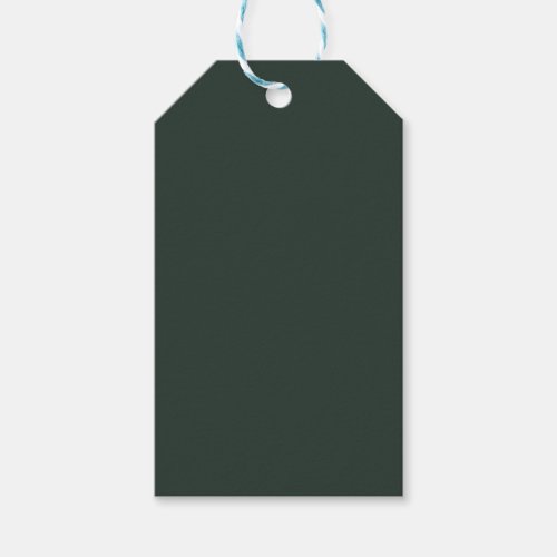 Essex Green Solid Color Gift Tags