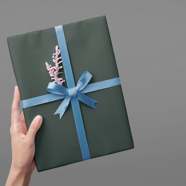 Essex Green Solid Color Wrapping Paper (Creator Uploaded)