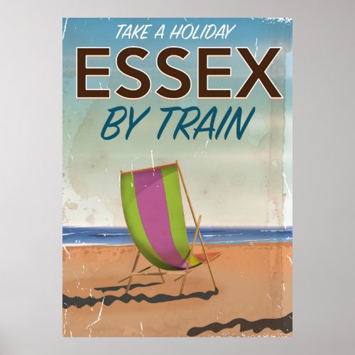 Essex UK Vintage Travel poster