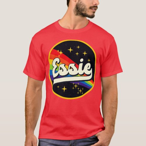 Essie Rainbow In Space Vintage Style T_Shirt