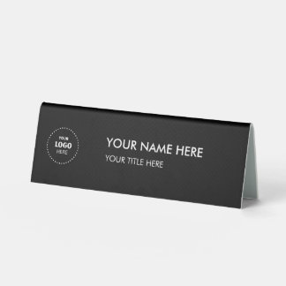 essional business logo Desk Nameplate Table Tent