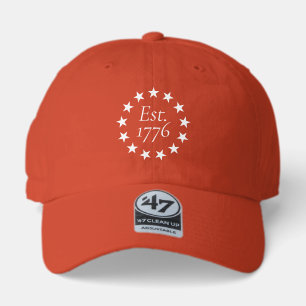 Est. 1776 Betsy Ross Flag Patriotic Gift 47 Brand Hat