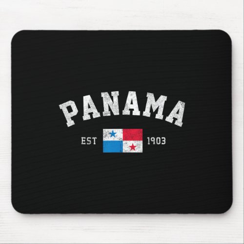 Est 1903 Panamanian Flag Independence Day  Mouse Pad