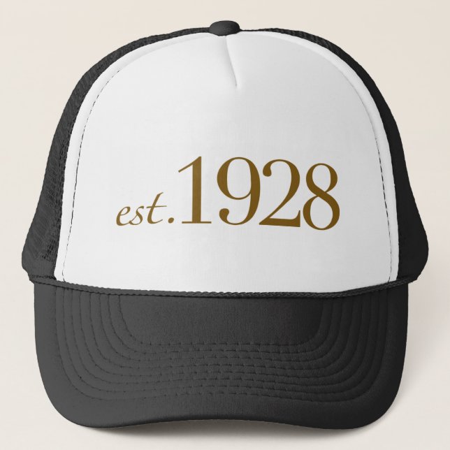 Est 1928 trucker hat (Front)