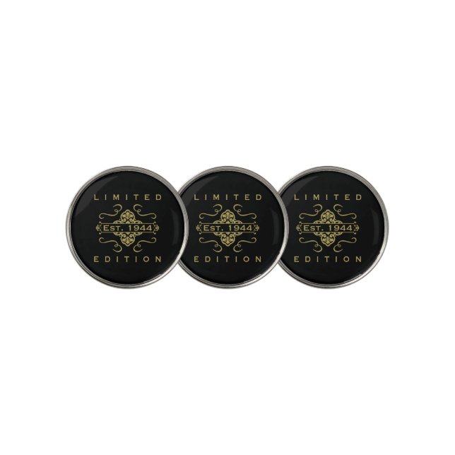 Est. 1944 80th Birthday Golf Ball Marker (3 Up)