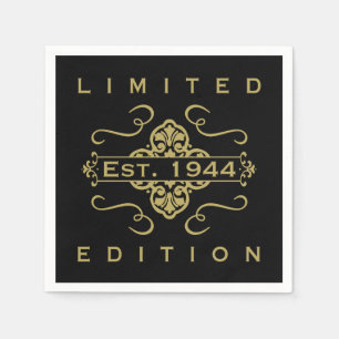 Est. 1944 80th Birthday Napkins