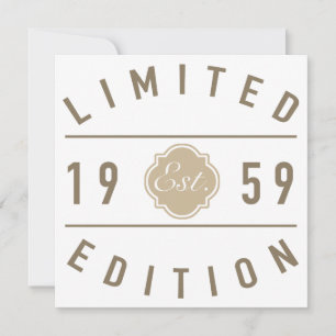 Est. 1959 Limited Edition