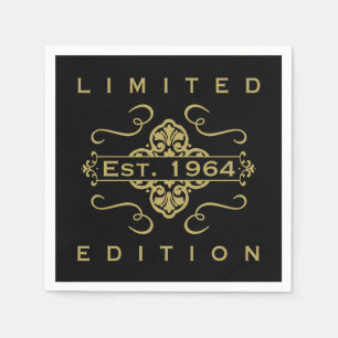 Est. 1964 60th Birthday Napkins
