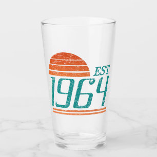 Est. 1964 Vintage 60 Yrs Old Glass