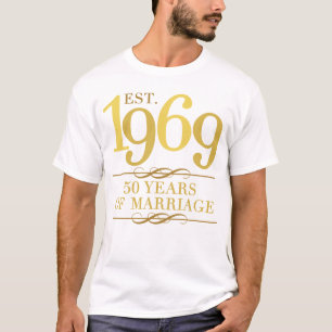 Est. 1969 50th Wedding Anniversary T-Shirt