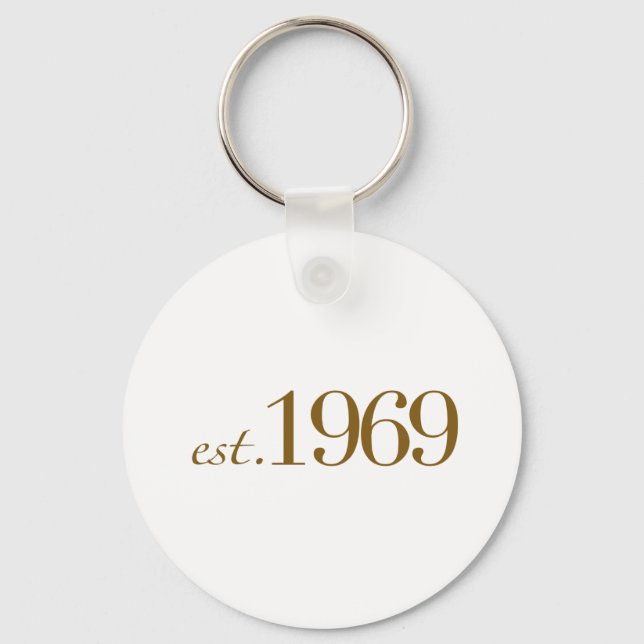 Est 1969 keychain (Front)