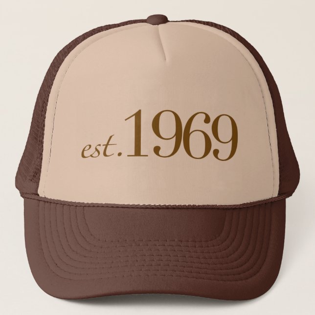 Est 1969 trucker hat (Front)