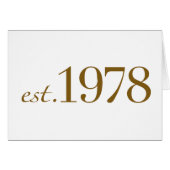 Est 1978 (Front Horizontal)