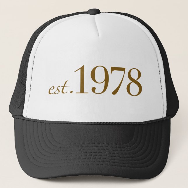 Est 1978 trucker hat (Front)