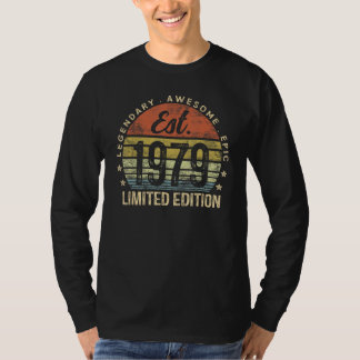 Est 1979 Limited Edition 46th Birthday Vintage 46 T-Shirt