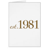 Est 1981 (Birth Year) (Front)
